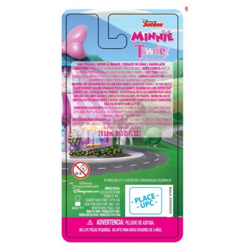 Disney Minnie Nail Polish 2pk