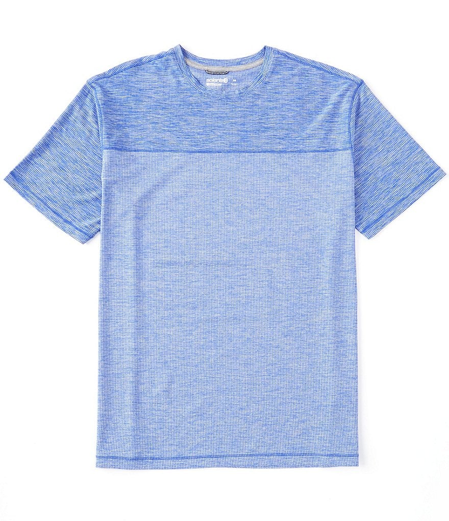 Solaris Powered by CoolCore Short-Sleeve Pieced Waffle Crew Neck Tee