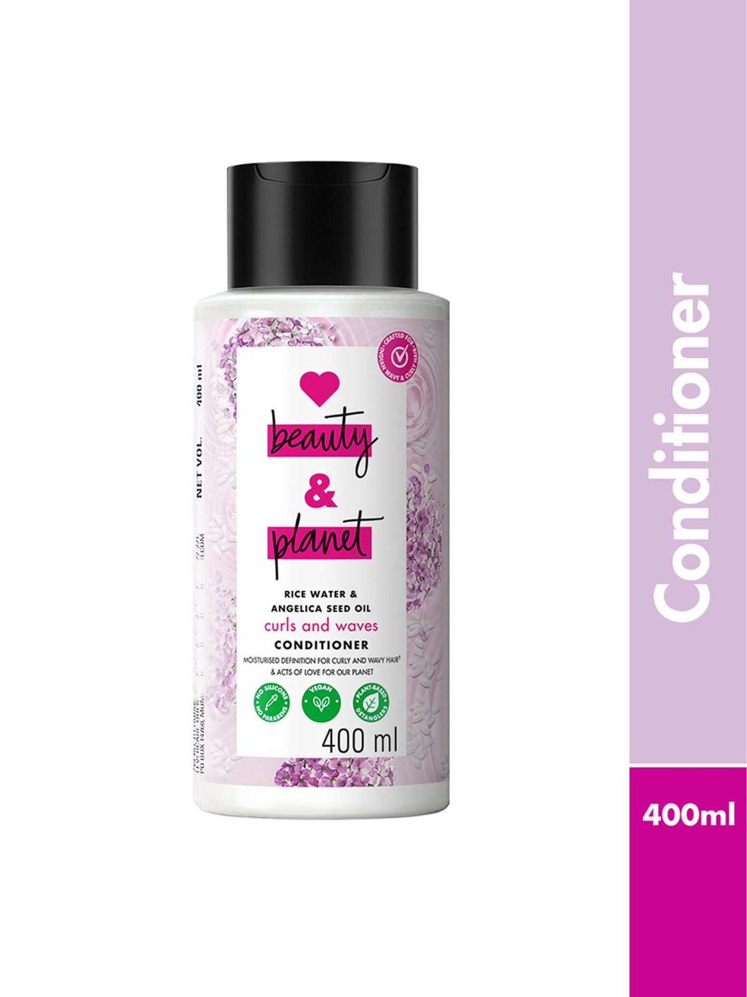 Love Beauty & Planet Rice Water & Angelica Seed Oil Curls and Waves Conditioner - 400 ml