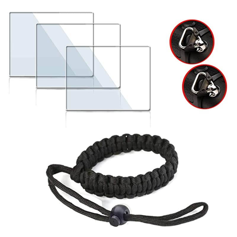 Screen Protector Compatible replcenment Fuji XT1 XT2 XA20 XA3 XA5 XA10 XT1 XT2 XA3 XA5 XA10 XA20Tempered Glass Hard Protective Film Adjustable Wrist Strap Shoulder Strap Adapter include