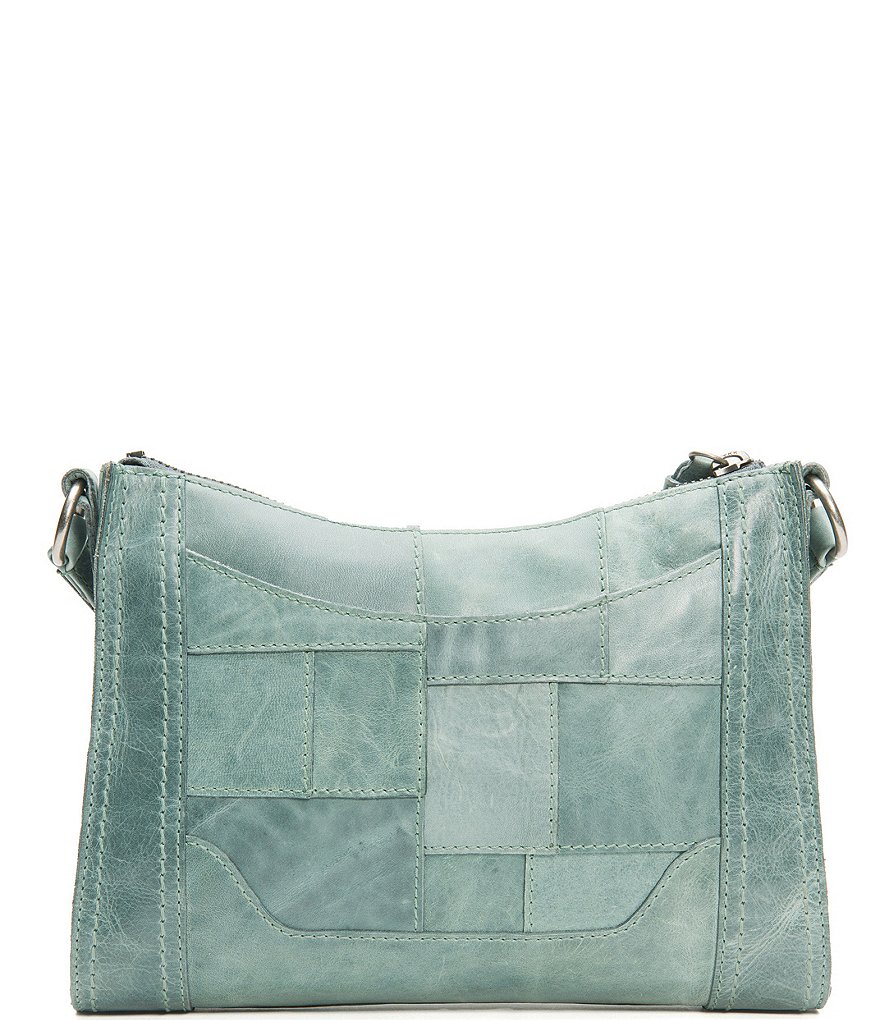 Frye Melissa Patchwork Leather Top Zip Crossbody Bag