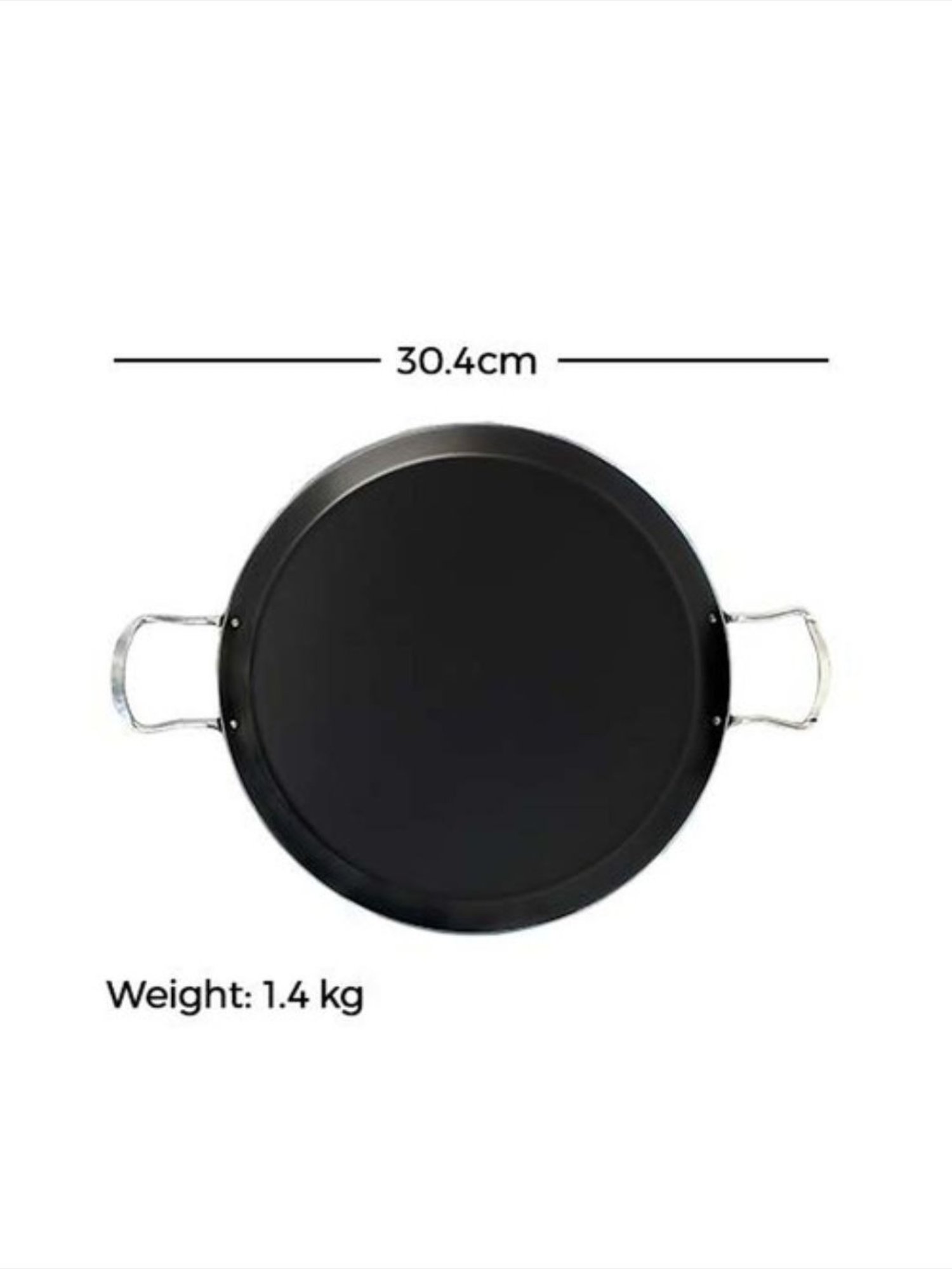 The Indus Valley Black Cast Iron 2 Piece Cookware Set