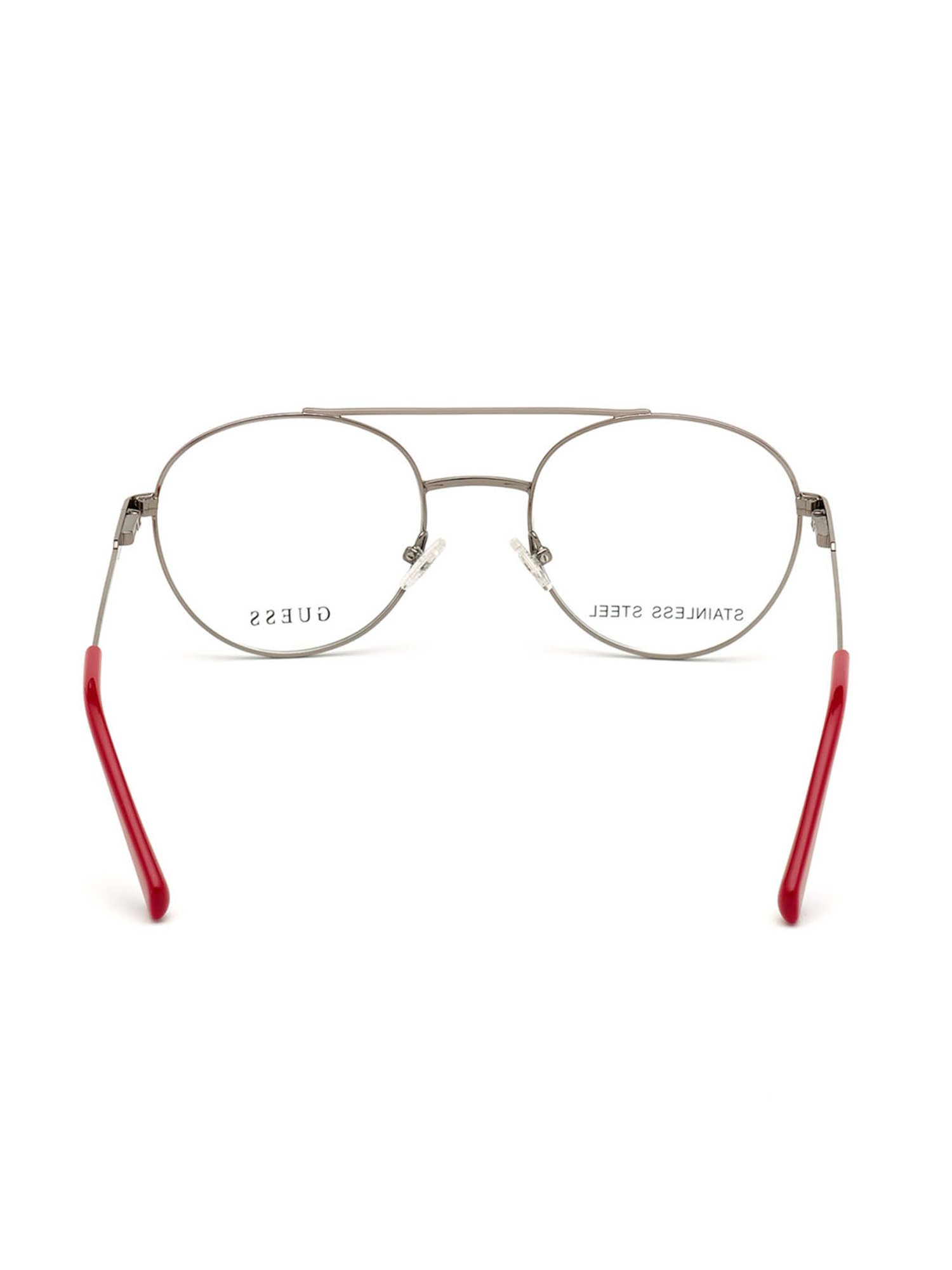 Guess Grey Oval Eye Frames for Men