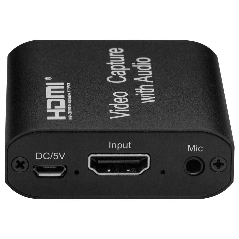 Portable High Definition Multimedia Interface Video Capture Card with Loop Out Audio 1080P Output Maximum Resolution