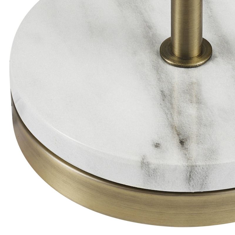 19" Versailles Table Lamp with Faux Marble Accent Soft Gold - Globe Electric