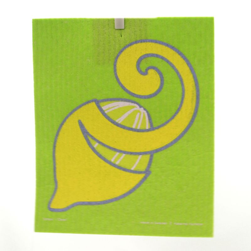 Swedish Dish Cloth 8.0" Lemon Peel Absorbent  -  Dish Cloth