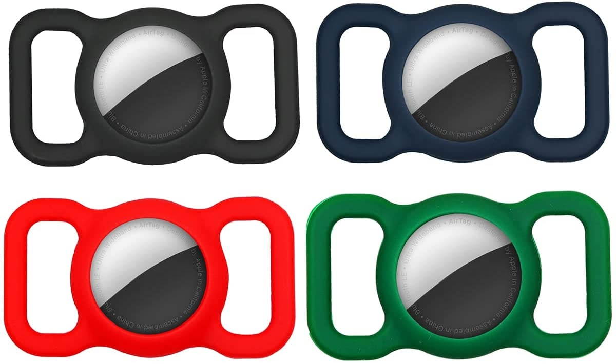 (2 Pack) Kids/Adults Anti-Lost Bracelet for AirTag, iZi Way Soft Silicone Wristband Watch Band Waterproof Protective Case Cover Holder for Apple Air Tag Tracker - Orange/Yellow