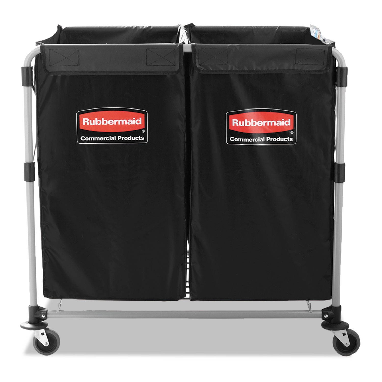 Rubbermaid Commercial Collapsible X-Cart Steel 2 to 4 Bushel Cart 24 1/10w x 35