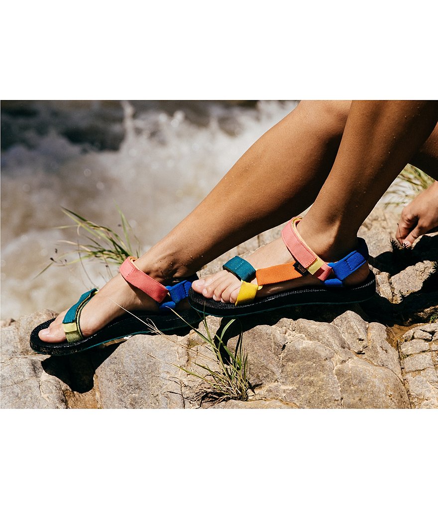 Teva Women's Original Universal Rainbow Colorblock Sandals