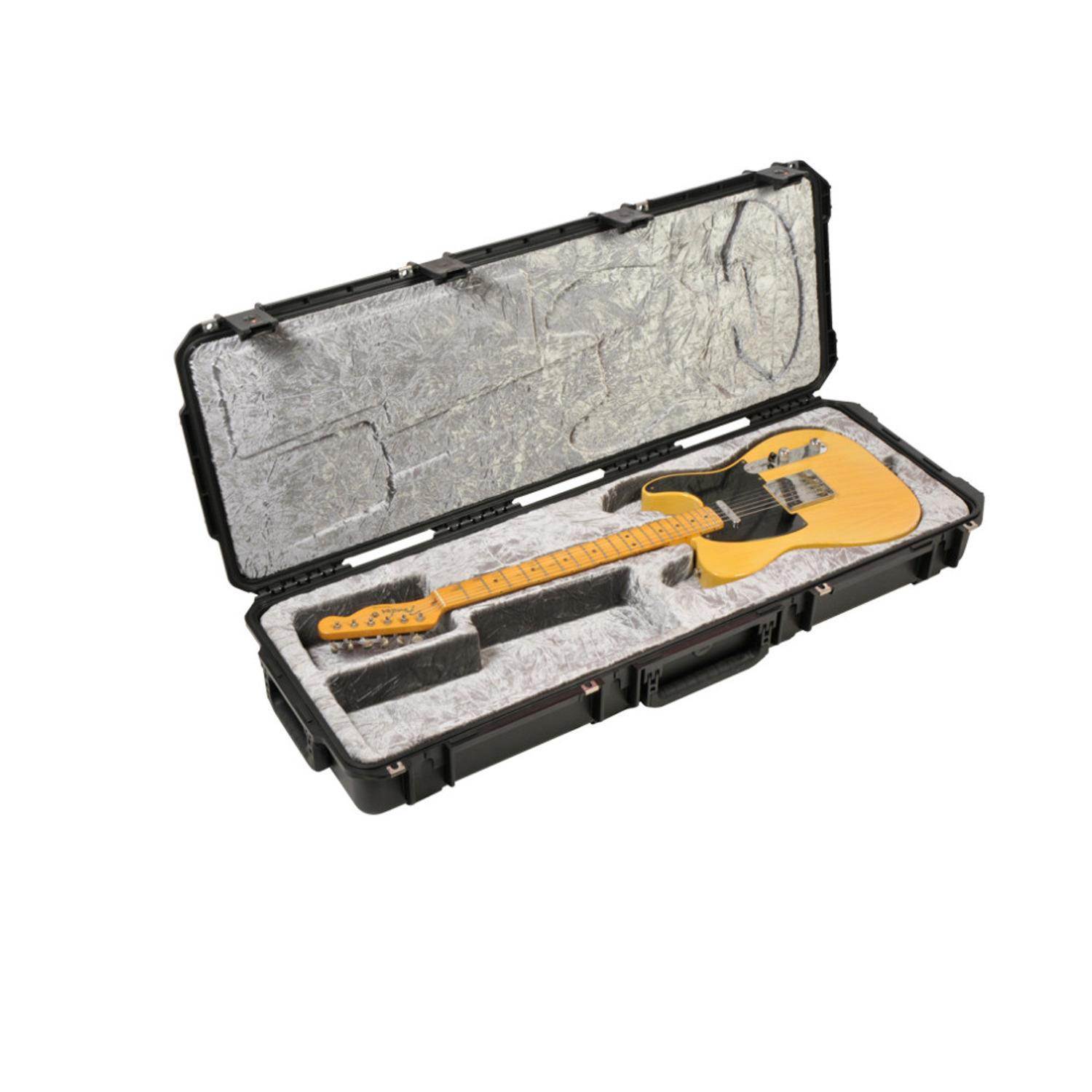 SKB 3I-4214-66 WATERPROOF STRAT/TELE ELECTRIC GUITAR FLIGHT CASE