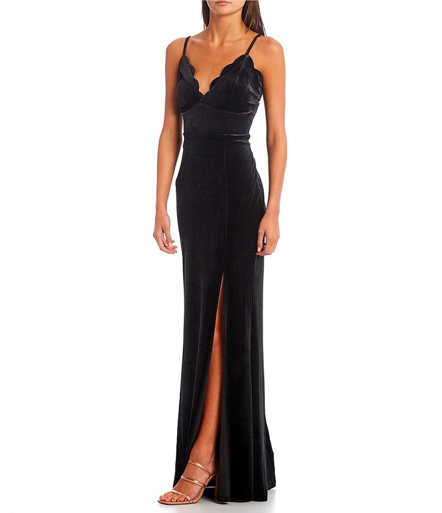 Allison & Kelly Pleated Maxi Dress