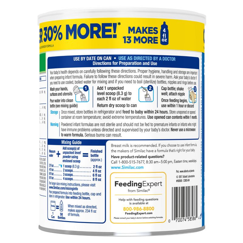 Similac Advance Infant Formula with Iron Powder - 30.8oz
