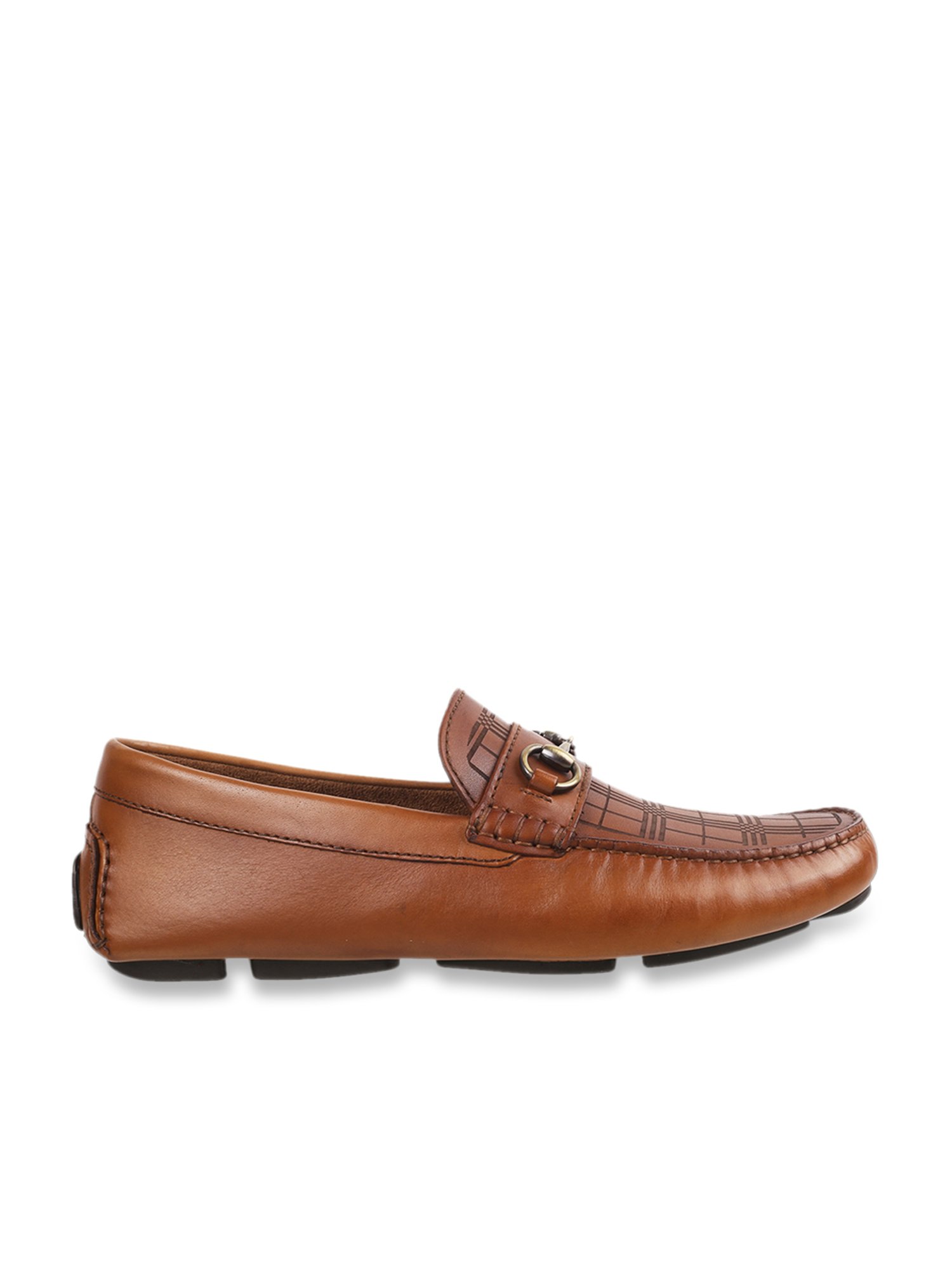 J. Fontini by Mochi Men's Tan Casual Loafers
