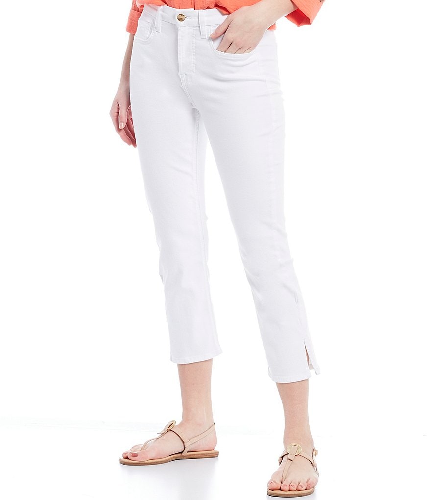 JEN7 by 7 for All Mankind Slit Hem Capri Jeans