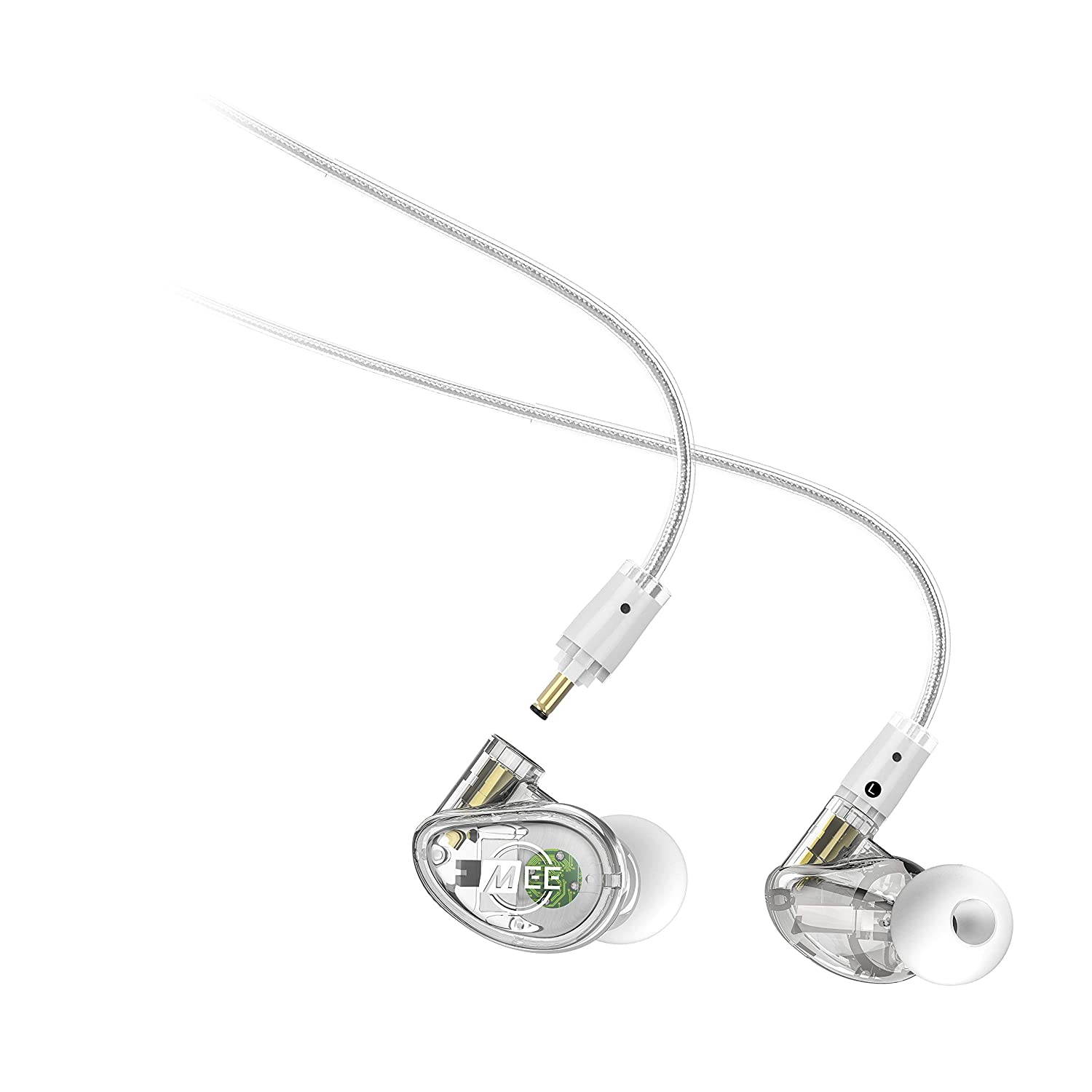 MEE Professional MX2 PRO Customizable Noise-Isolating Universal-Fit Modular Musician&rsquo;s in-Ear Monitors (Clear)