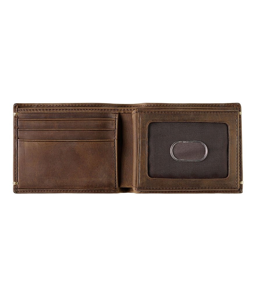 Johnston & Murphy Men's Leather Flip Bifold Wallet