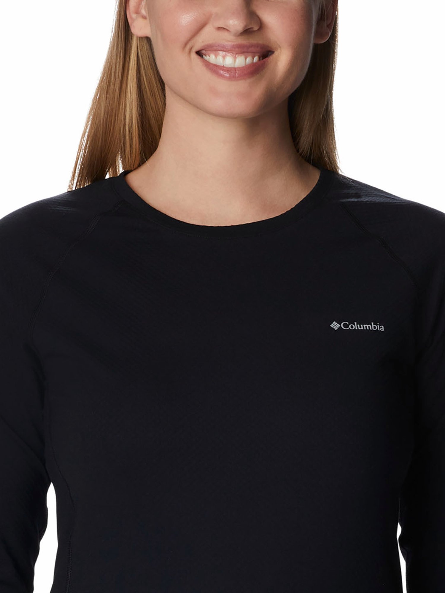 Columbia Black Round Neck Omni-Heat T-Shirt