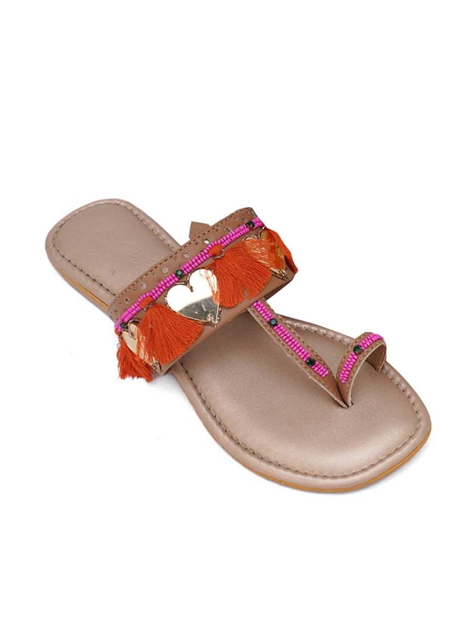 Sole House Women's Nude Toe Ring Sandals