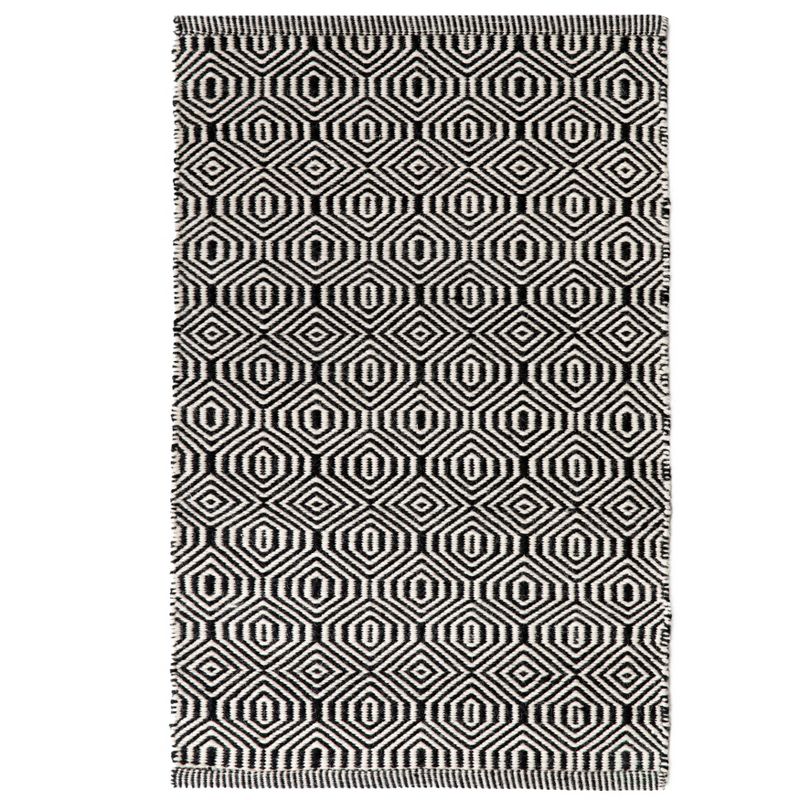 2'2"X4' Jacquard Woven Accent Rugs Pewter/Dark Green - Weave & Wander