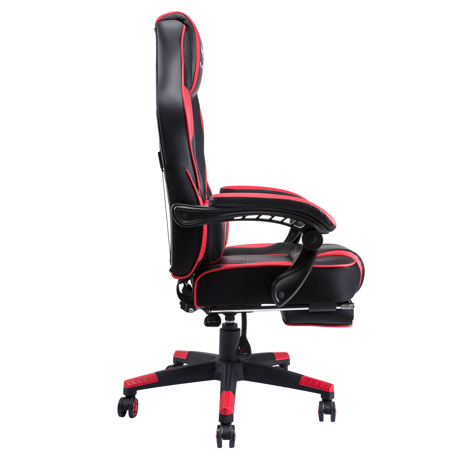 KILLABEE Massage Gaming Chair High Back PU Leather PC Racing Computer Desk Office Swivel Recliner with Retractable Footrest and Adjustable Lumbar Support