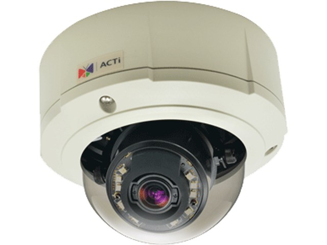 ACTi B82 5MP Outdoor Zoom Dome with D/N, Adaptive IR, Basic WDR, 2.4x Zoom lens