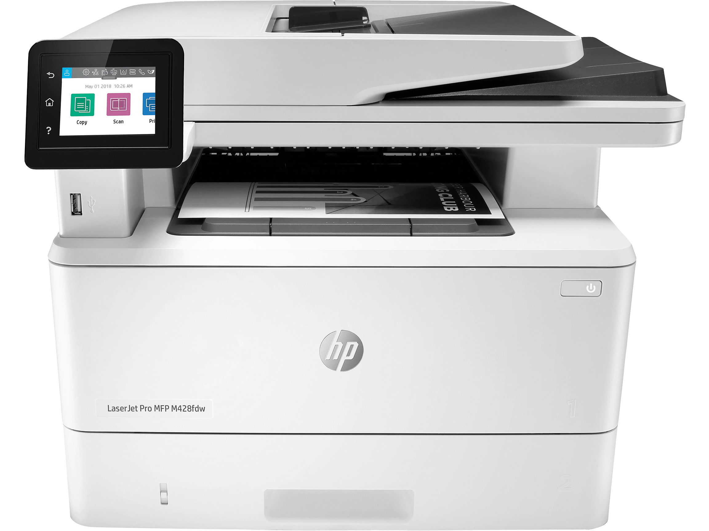 HP LaserJet Pro M428fdw (W1A30A) Auto Duplex Wireless/USB Monochrome All-in-One MFP Laser Printer