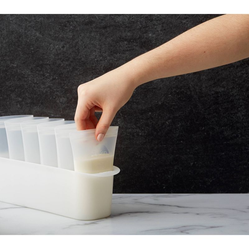 Zip Top Breast Milk Storage Set & Freeze Tray