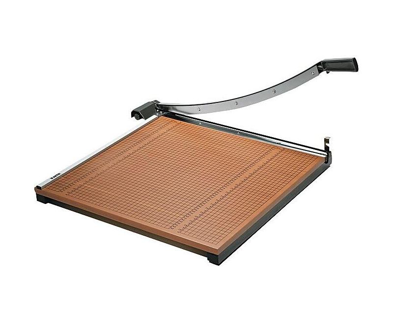 X-Acto Square Commercial Grade Wood Base Guillotine Trimmer 20 Sheets 24" x 24" 26624