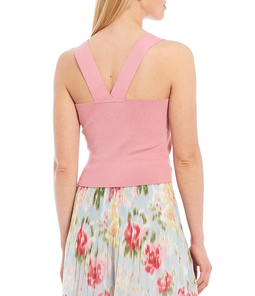 Lucy Paris Jasmine Square Neck V-Back Knit Top