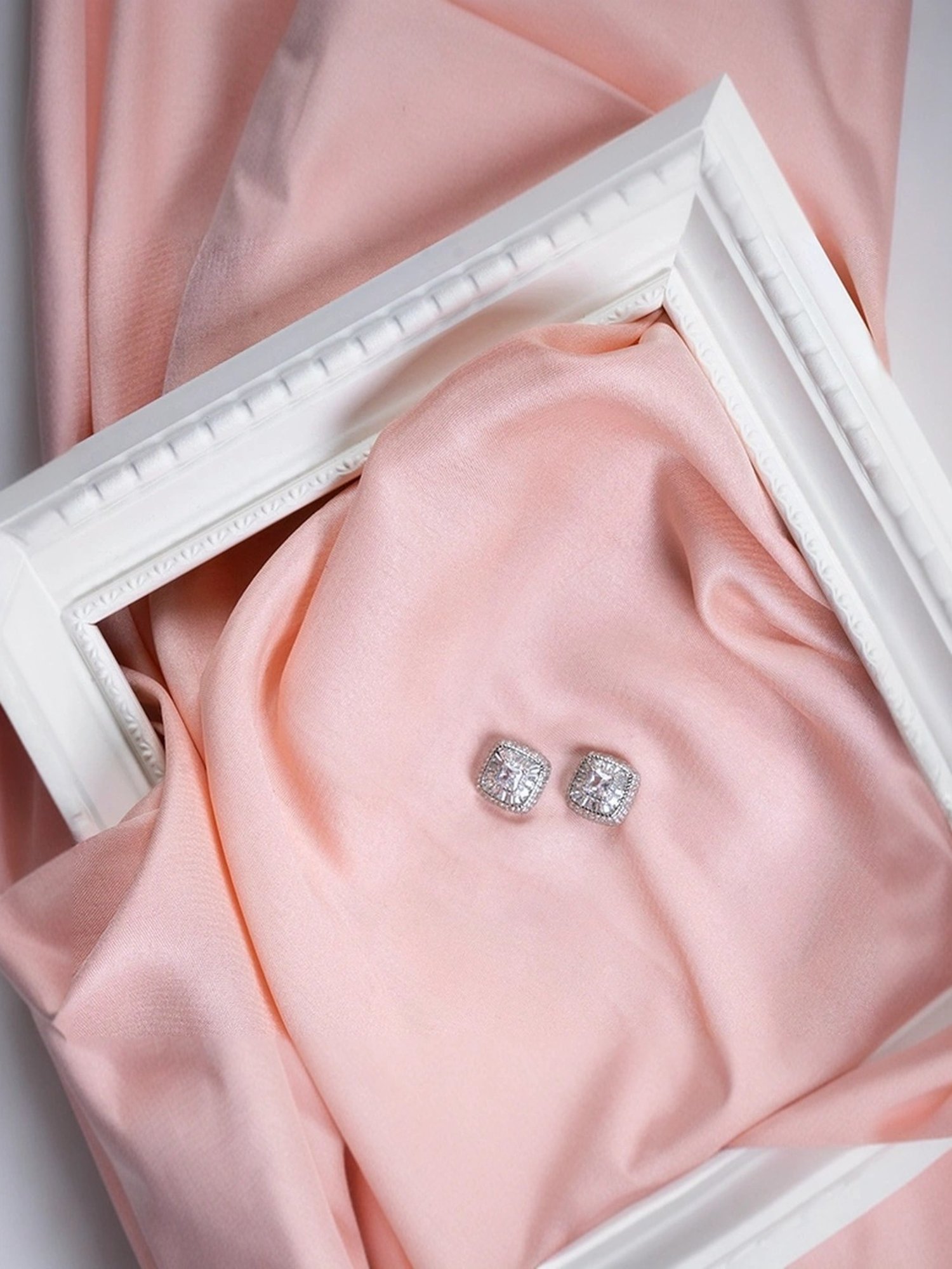 Touch925 Sterling Silver Crystal Elegance Tops for Women & Girls