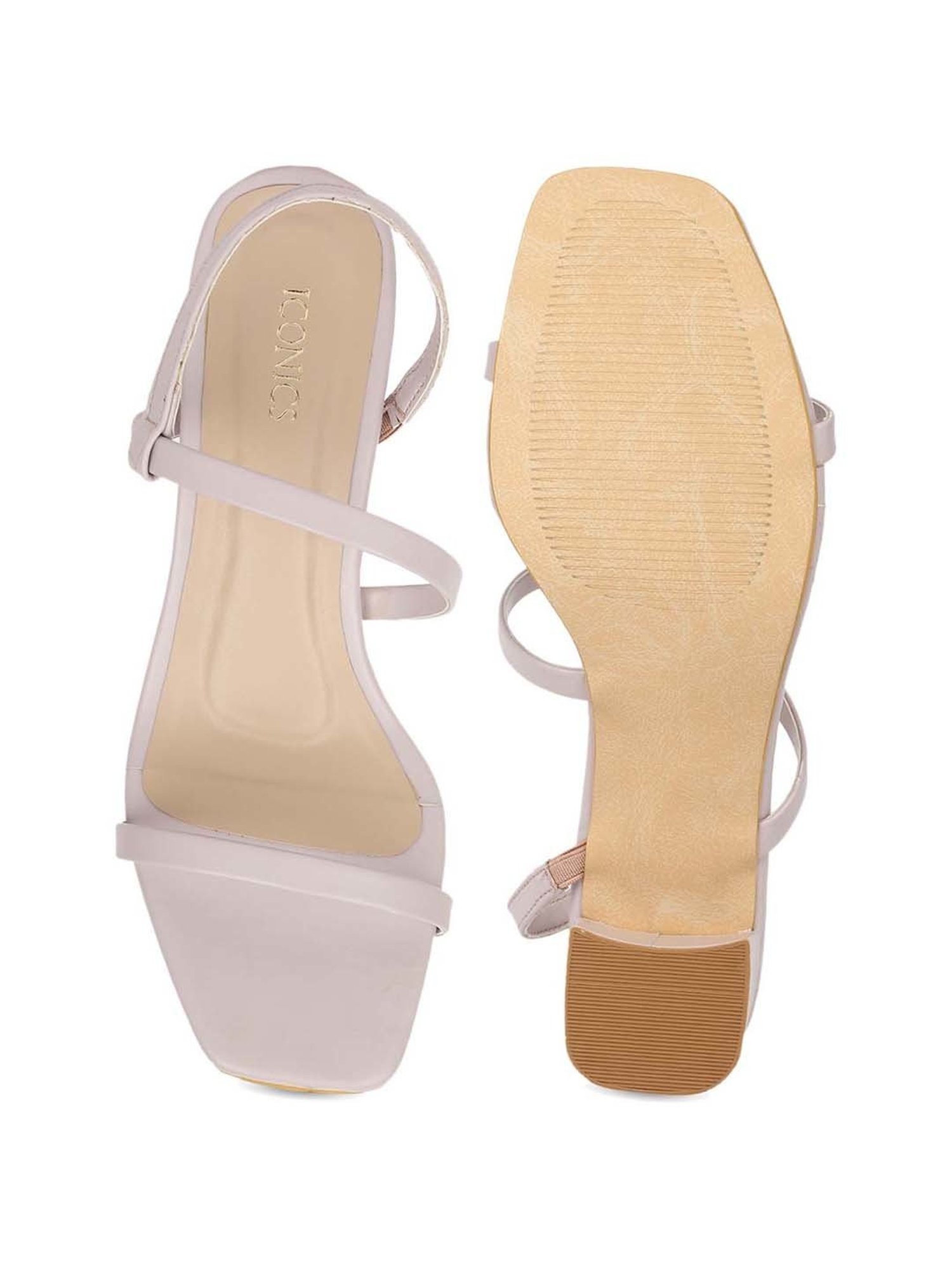 Iconics Women's Lilac Sling Back Sandals