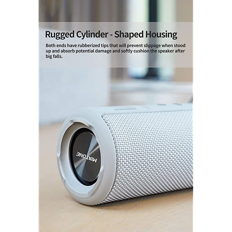 Outdoor Portable Bluetooth Wireless Speaker Waterproof - Grey