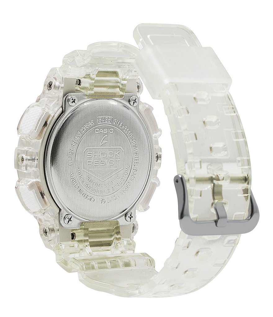 G-Shock Skeleton Pink Accent Ana Digi Watch