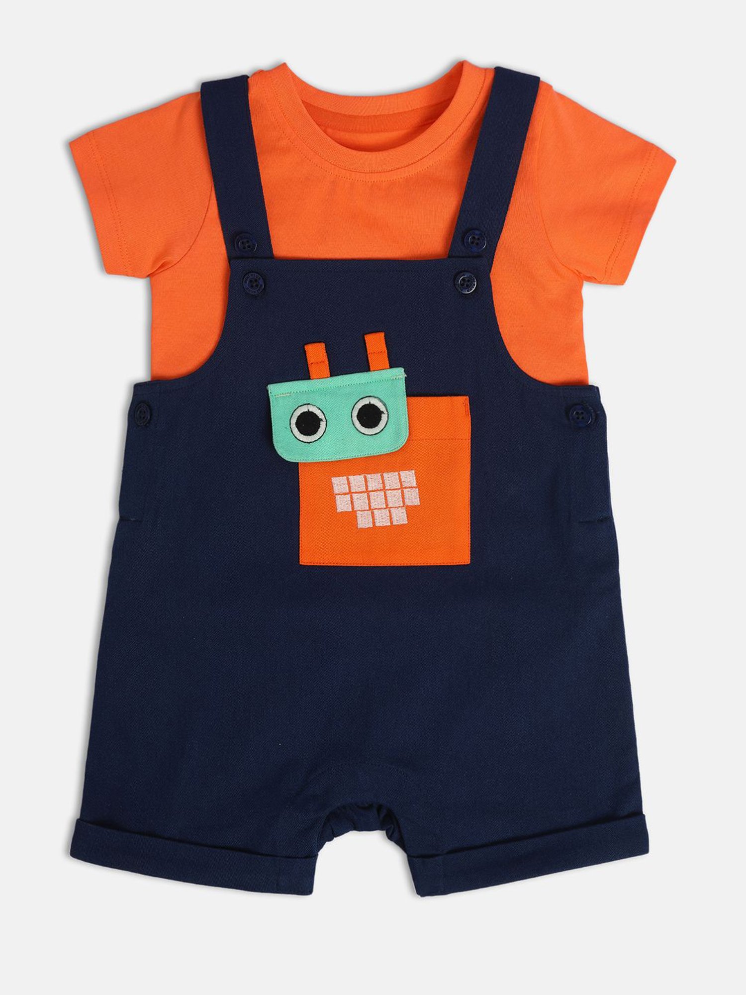 Mothercare Kids Multicolor Checks Shirt with T-Shirt