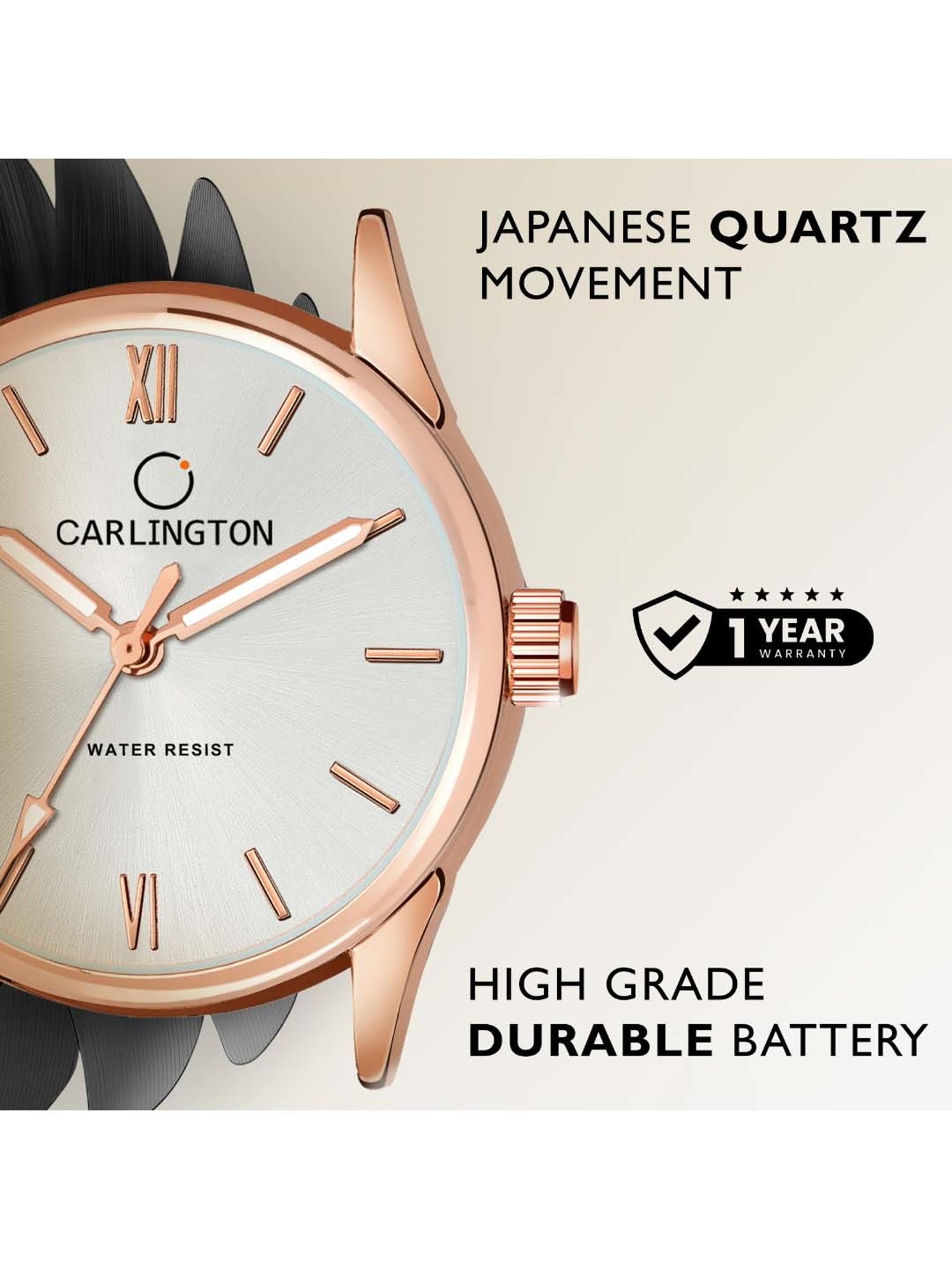 CARLINGTON CT 2008 Analog Watch for Women