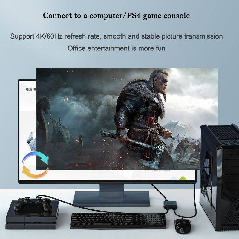 HDMI Switch Splitter 4K@60Hz 1080P Switch Bi-Direction 1x2/2x1 Adapter HDMI Switcher for PS4/3 TV Box Nitendo Switch