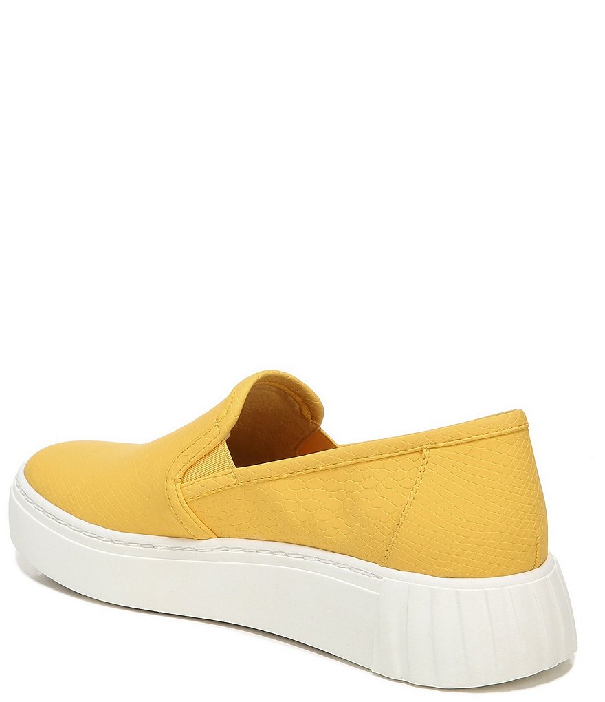 Zodiac Benson Snake Embossed Slip-On Platform Sneakers