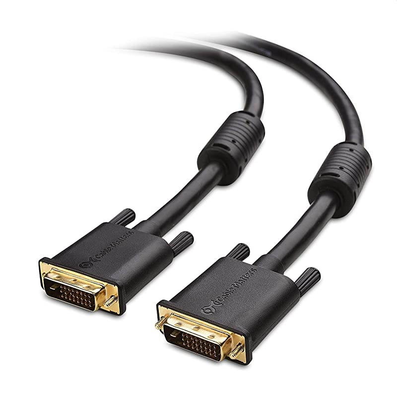 DVI to DVI with Ferrites DVI Dual Link DVI D 50 Feet