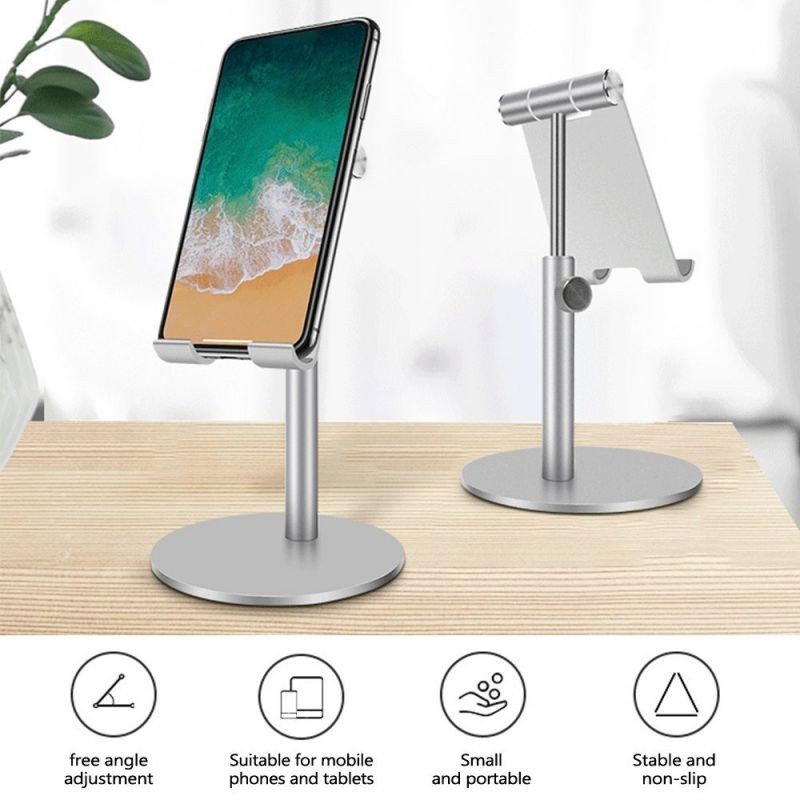 Aluminium Alloy Cell Phone Stand Live Support Tablets PC Rack