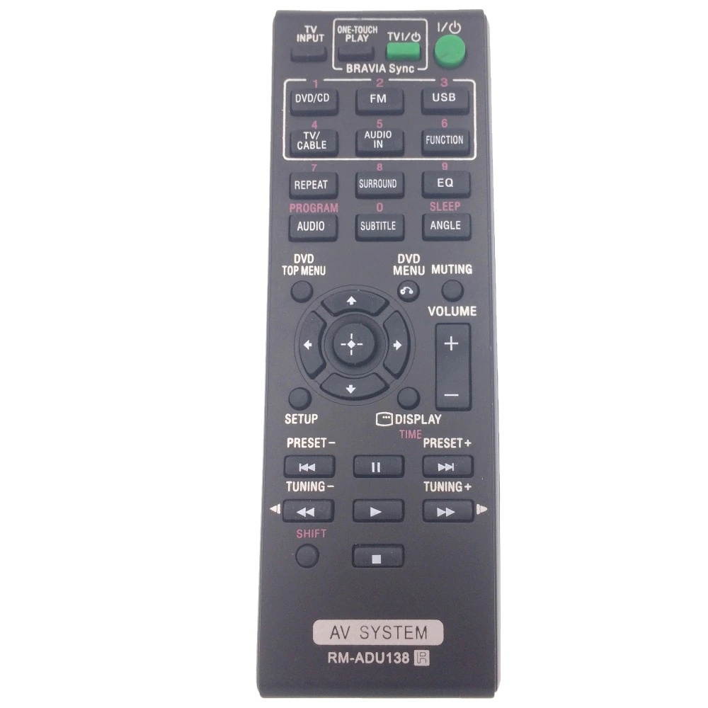 RM-ADU138 AV Receiver Remote Control For SONY DVD Home theater System DAV-TZ140 HBD-TZ140 SS-CT121 SS-WS121