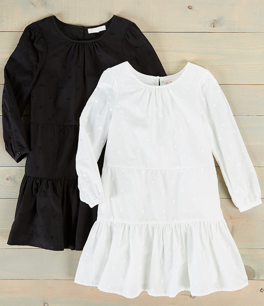 Laura Ashley Little Girls 2T-6X Seersucker/Strawberry-Print Mesh Fit-And-Flare Dress