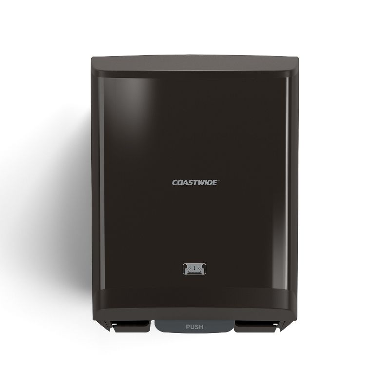 COASTWIDE Auto-Cut Hardwound Paper Towel Dispenser, Black CWJMHT-B-CC