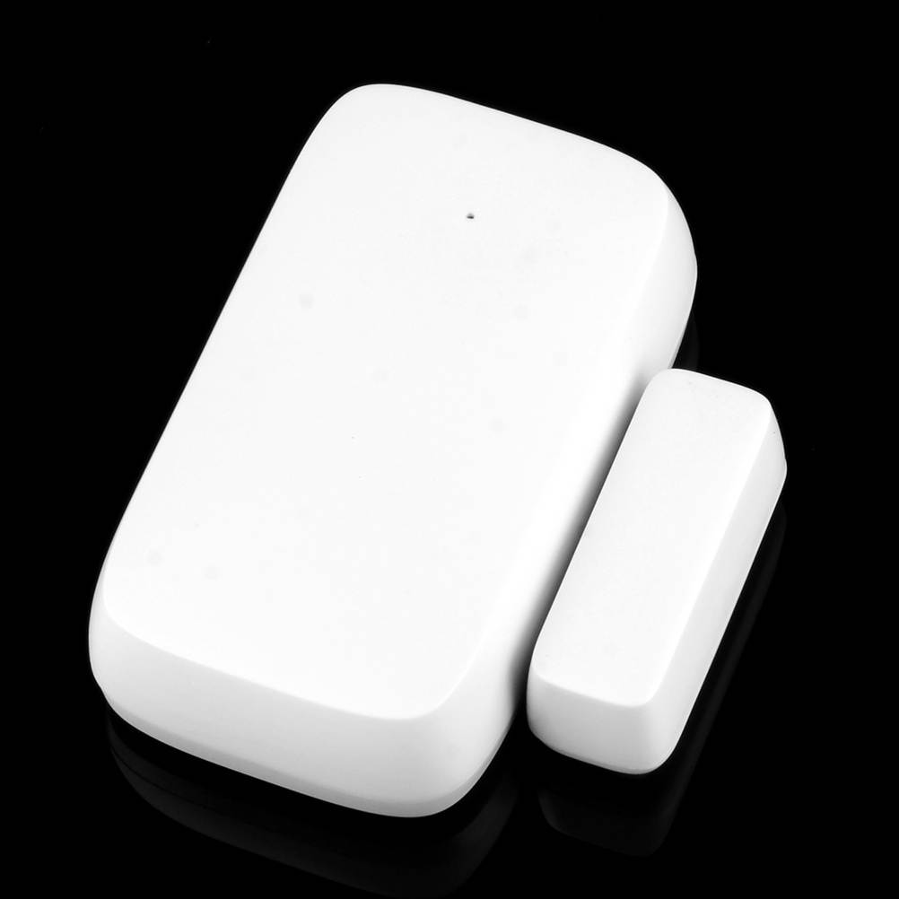 1 Set Magnetic Door Sensor Detector Intelligent ZigBee Door Sensor App Alerts Reminder for Home (White)