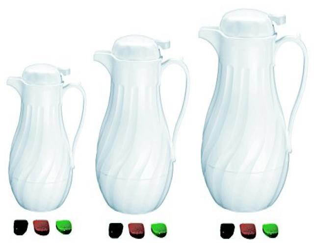 Update International Insulated Server Carafe, 20 oz White, GIFT BOXED