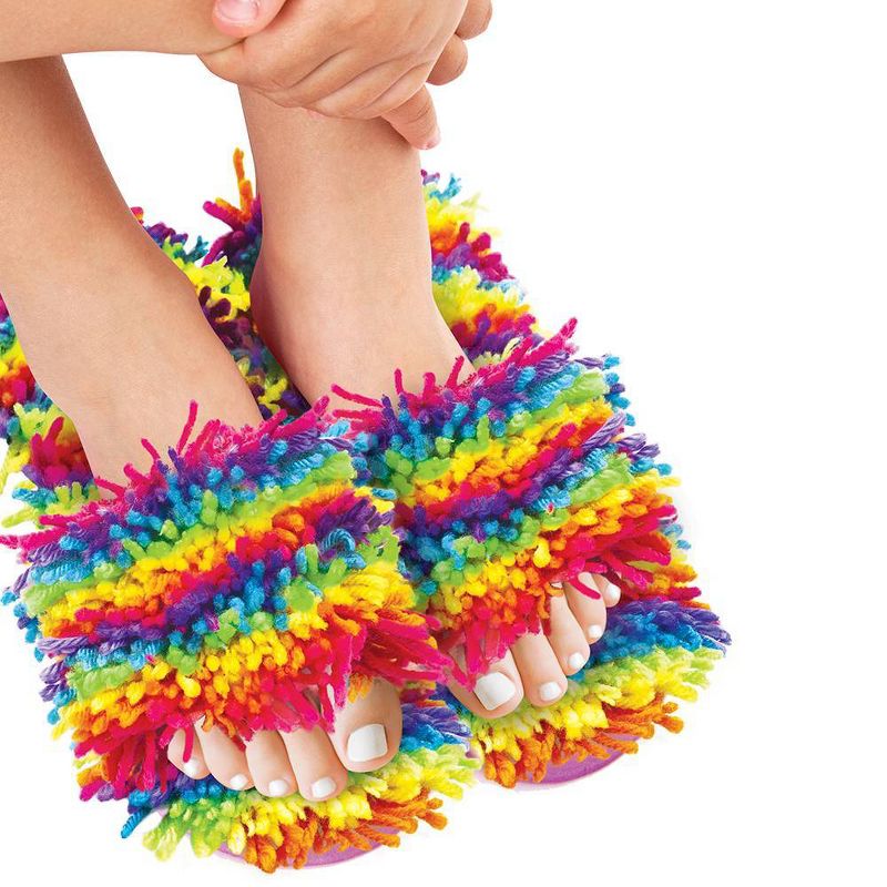 Fashion Angels Make Your Own Shaggy Latch Hook Slipper Kit