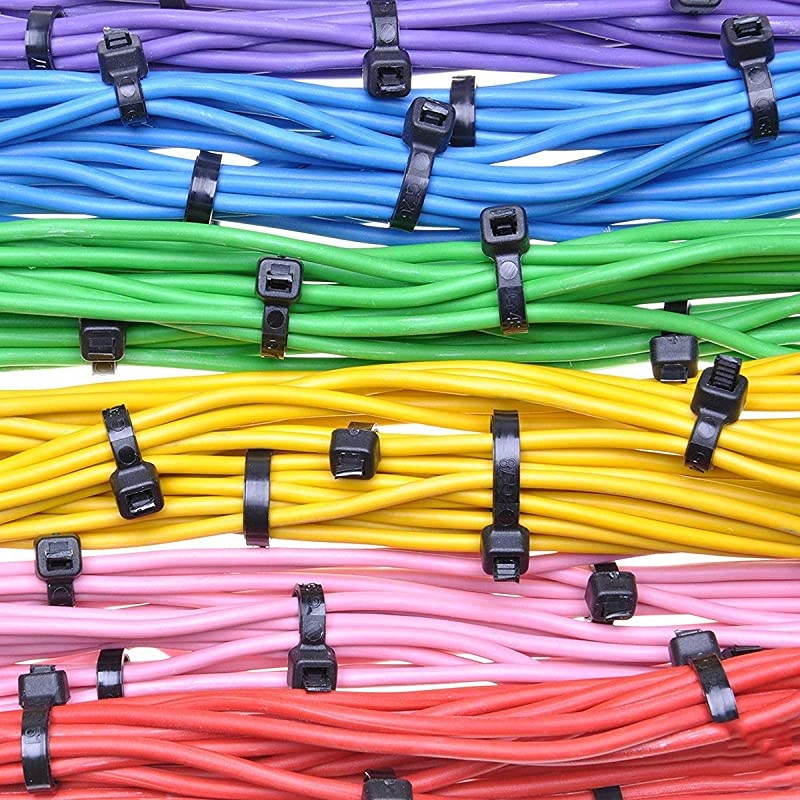 Duty 26 Inch Cable Zip TiesStrong Large Nylon Zip Ties with 200 Pounds Tensile Strength 50 Pack 039 Inch Wide Industrial Zip Ties Indoor and Outdoor UV Resistant