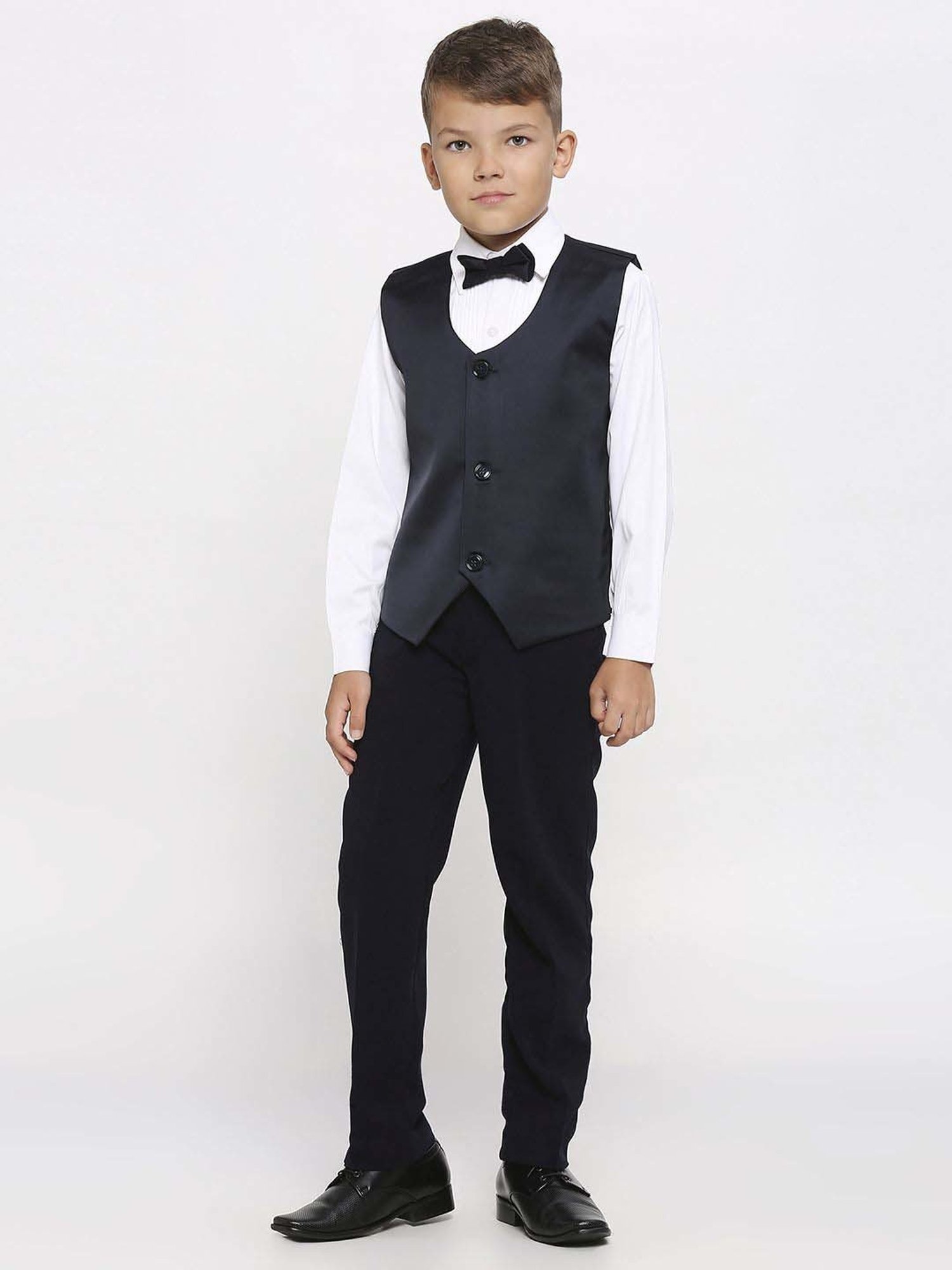 Blue Giraffe Kids Black & Pink Regular Fit Shirt Set