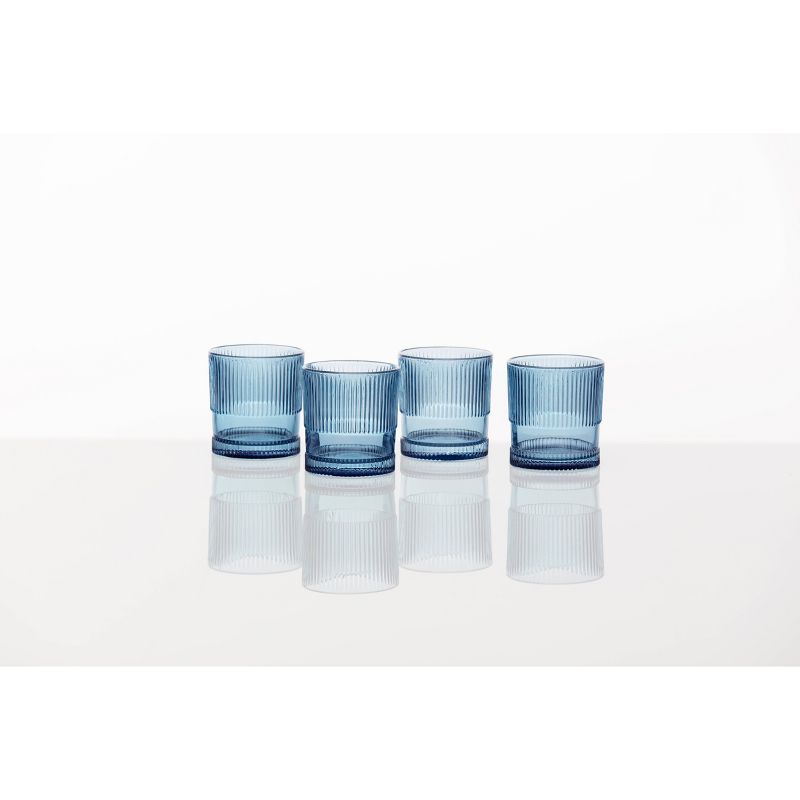 9oz Glass Noho Double Old Fashion Glass Blue - Fortessa Tableware Solutions