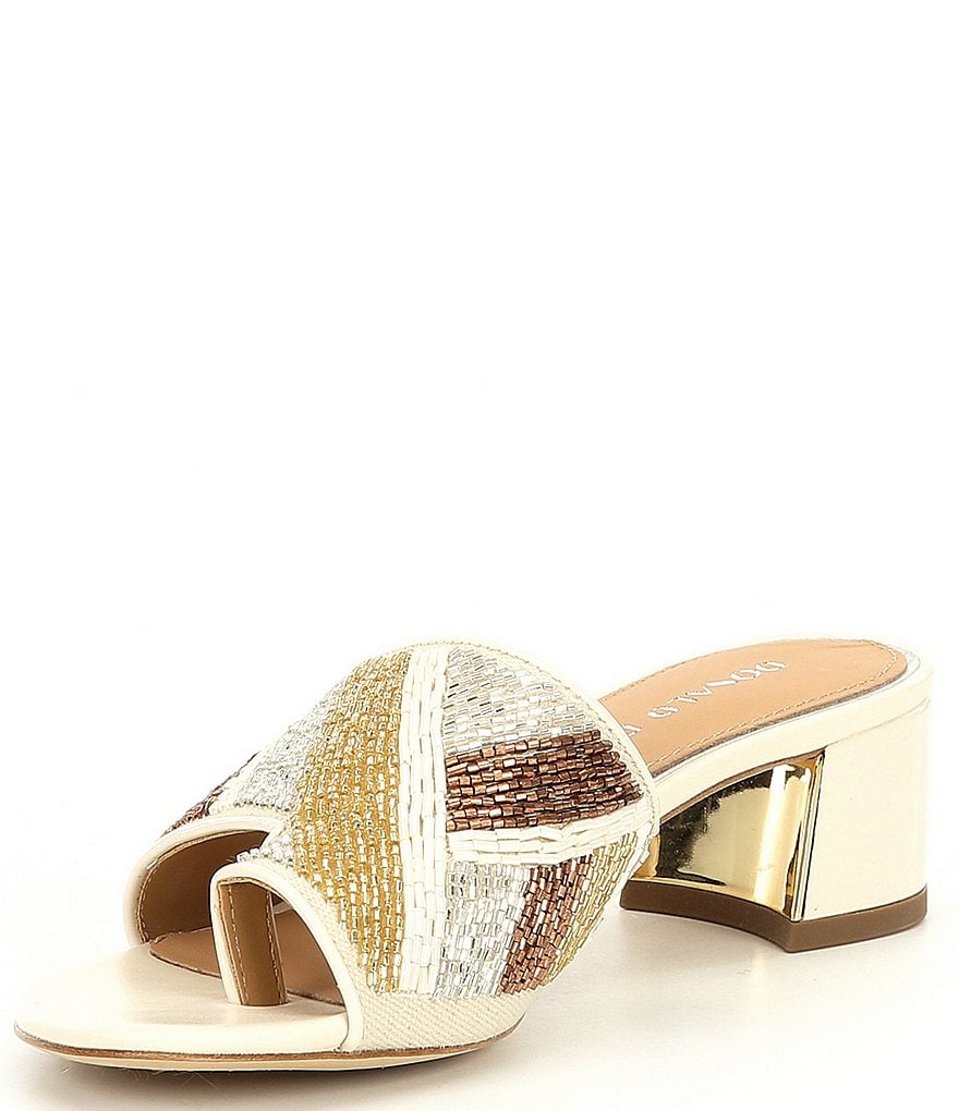 Donald Pliner Melros Beaded Dress Mules
