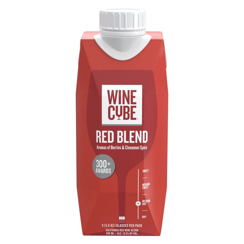 Red Blend Red Wine - 500ml Carton - Wine Cube™